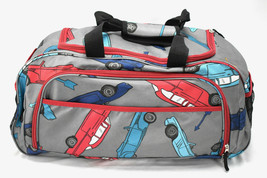 Duffle Gym Bag Old Cars Print Multi Color Travel - £50.95 GBP