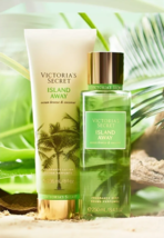 Victoria&#39;s Secret Island Away Fragrance Lotion + Fragrance Mist Duo Set - £31.56 GBP