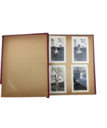 Vintage 1950s Scrapbook Photo Album Christmas Tree Toys Doll Rushton Bla... - $68.35 CAD