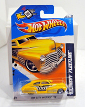 Hot Wheels Mattel &#39;47 Chevy Fleetline Taxi HW City Works &#39;12 Utility 9/1... - £6.12 GBP