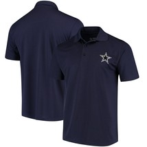 Dallas Cowboys Polo SHIRT-AUTHENTIC-ADULT MEDIUM-NAVY-XL &amp; 2XL NWT-$49 Retail - £23.59 GBP