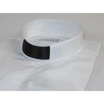 Mens CEREMONIA Clergy Pastor Priest Shirt 100% Cotton Turkey #stn 13 HYB White image 3