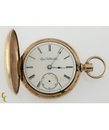 Elgin Full Hunter Gold Filled Pocket Watch 11 Jewels Size 18S 1888 Gr: 102 - $1,706.76 CAD
