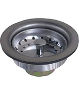 Kitchen Sink Strainer, Stainless Steel, 3-1/2-In. O.D. - $32.51 CAD
