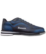 Brunswick Men's Command Black Blue Right Hand Bowling Shoes - $89.95