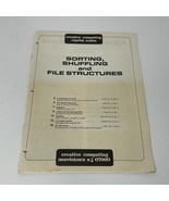 Creative Computing Reprint Series Sorting Shuffling and File Structures ... - $449.90 MXN
