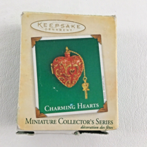 Hallmark Keepsake Miniature Christmas Tree Ornament Charming Hearts Vintage 2004 - £15.58 GBP