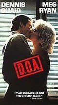 DOA Dead On Arrival VHS Tape Dennis Quaid Meg Ryan Suspense Movie Vintage - $7.80