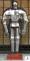 Gothic Full Suit of Armor Reenactment Functional LARP Medieval Knight Body Armor - £720.95 GBP