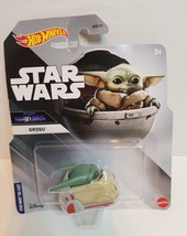 2021 Hot Wheels Star Wars Character Car Disney New Release Grogu Hhb74 - £5.41 GBP