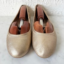 Cole Haan Zero Grand ØS Ballet Flats Metallic Gold Leather - Women&#39;s Size 6 - $699.36 MXN