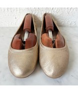 Cole Haan Zero Grand ØS Ballet Flats Metallic Gold Leather - Women&#39;s Size 6 - $699.36 MXN