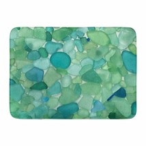 Teal Non-Slip Bath Mat for Beach-Inspired Home Decor - $716.57 MXN