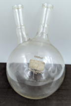 Wheaton 1000ML round Bottom 2 Neck Distillation Flask USA 19/38 - $40.99