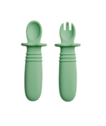 Starting Solids Australia Selfie Spoon + Fork in Mint Crisp - $92.66