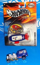 Hot Wheels Racing 2001 Jeremy Mayfield Loose Way 2 Fast &amp; Blimp MOBIL 1 #12 - £9.96 GBP