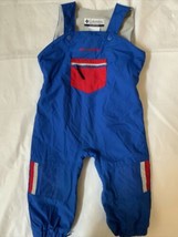 Vintage Kids Baby Toddler Columbia Snow Ski Winter Suit Pants Overalls 2... - $29.69