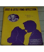Just A Little Fond Affection, Elton Box,  1944 OLD SHEET MUSIC - $112.05 MXN
