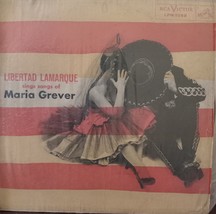 LIBERTAD LAMARQUE Sings Songs of Maria Grever LP from USA - $25.00