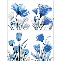 4 Sheets Vintage Rub On Transfers Tulip For Furniture And Crafts Home De... - £22.02 GBP