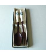 Vtg Niagara Falls Souvenir Wooden Spoon &amp; Fork,NIAGARA FALLS CANADA,MAID... - €16,95 EUR