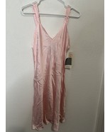 Vintage FYC for Lord And Taylor Pink Silk Sleeveless Nightgown Size Medi... - $79.99
