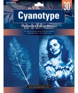 Jacquard Cyanotype Pretreated Fabric Sheets 8.5&quot;X11&quot;   - $879.01 MXN