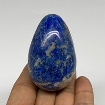 148.7g, 2.4&quot;x1.6&quot;, Natural Lapis Lazuli Egg Polished, Clearance, B33372 - £23.52 GBP