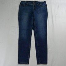 Maurices Large Long Jegging Skinny Dark Wash Stretch Denim Womens Jeans - £11.95 GBP