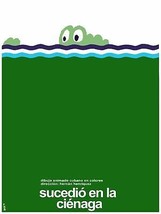 1250.Movie 18x24 Poster.Green Graphic Design.Crocodile Alligator Room art wall D - £22.38 GBP