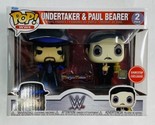 New! Funko Pop WWE Undertaker &amp; Paul Bearer 2-pack Gamestop Exclusive Vinyl - £24.35 GBP