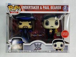 New! Funko Pop WWE Undertaker &amp; Paul Bearer 2-pack Gamestop Exclusive Vinyl - £23.91 GBP