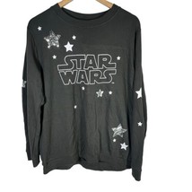 Star Wars Juniors&#39; Logo Star Graphic Sweatshirt Color Vintage Black Size large - £17.94 GBP