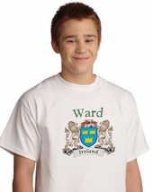 Ward Irish Coat of arms tee Shirt in White - $15.63+