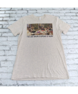 Friends T Shirt Womens Medium Beige Short Sleeve Crew Neck Christmas The... - €14,10 EUR