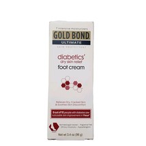 Gold Bond Ultimate Diabetic Skin Relief Foot Cream 3.4oz EXP 10/2024 - £11.59 GBP