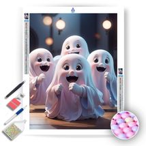 Whimsical Ghostly Friends - Diamond Painting Kit - £14.95 GBP+