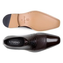 Belvedere Studio Men's Dress Shoes Alexander Deerskin Leather Brown image 6
