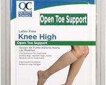 Quality Choice Knee High, Open Toe,  30-40mmHg (Size: XL) Beige - $24.25