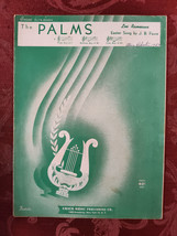 RARE Sheet Music The Palms Les Rameaux Jean Baptiste Faure 1947 - £12.94 GBP