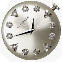 LONGINES Diamond Dial Sunburst Silver. Cal. 428 Men&#39;s Watch Movement Run... - $189.05