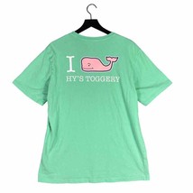 Vineyard Vines Green Shirt Medium Classic Style Hy&#39;s Toggery Comfortable... - £13.45 GBP