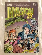INVASION &#39;55#3 Aliens Apple Comics 1991 Sci-Fi Comic Book - £7.87 GBP