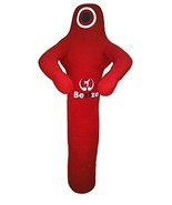 Bestzo MMA Jiu Jitsu Judo Punching Bag Grappling Dummy Red Canvas Standi... - $99.00
