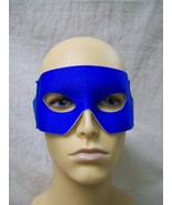 Blue Superhero Eye Mask with ties Captain America Leonardo Ninja Turtle ... - $12.56 CAD