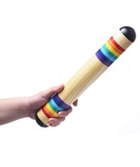 13.8 Inch Wooden Rain Maker Rain Stick Musical Instrument, Rainfall Ratt... - £25.13 GBP
