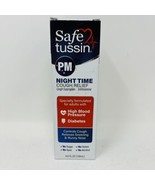 Safetussin PM Night Time Cough Relief Suppressant Antihistamine 4 Oz EXP... - £10.97 GBP