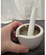 Vtg Coors USA Porcelain Mortar &amp; Pestle   - €29,32 EUR