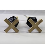 Kohler 27010-3-BMB Occasion Cross Handles for Bathroom Sink - Black/Gold... - $185.90