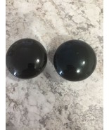 2 Black Color Vintage Ceramic Knobs Kitchen Cabinet Knob Door Drawer 30313 - $19.24 CAD